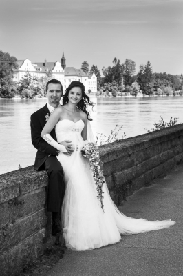 Hochzeitsfoto von Monika Huber und Sebastian Berger