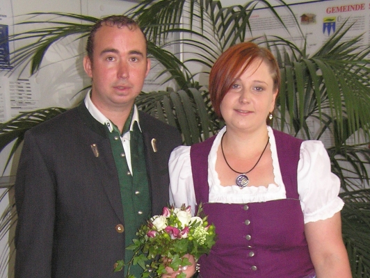 Hochzeitsfoto von Andrea Höllinger und Christian Haider